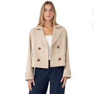 REBECCA MINKOFF | Women's Cropped Trench Coat
